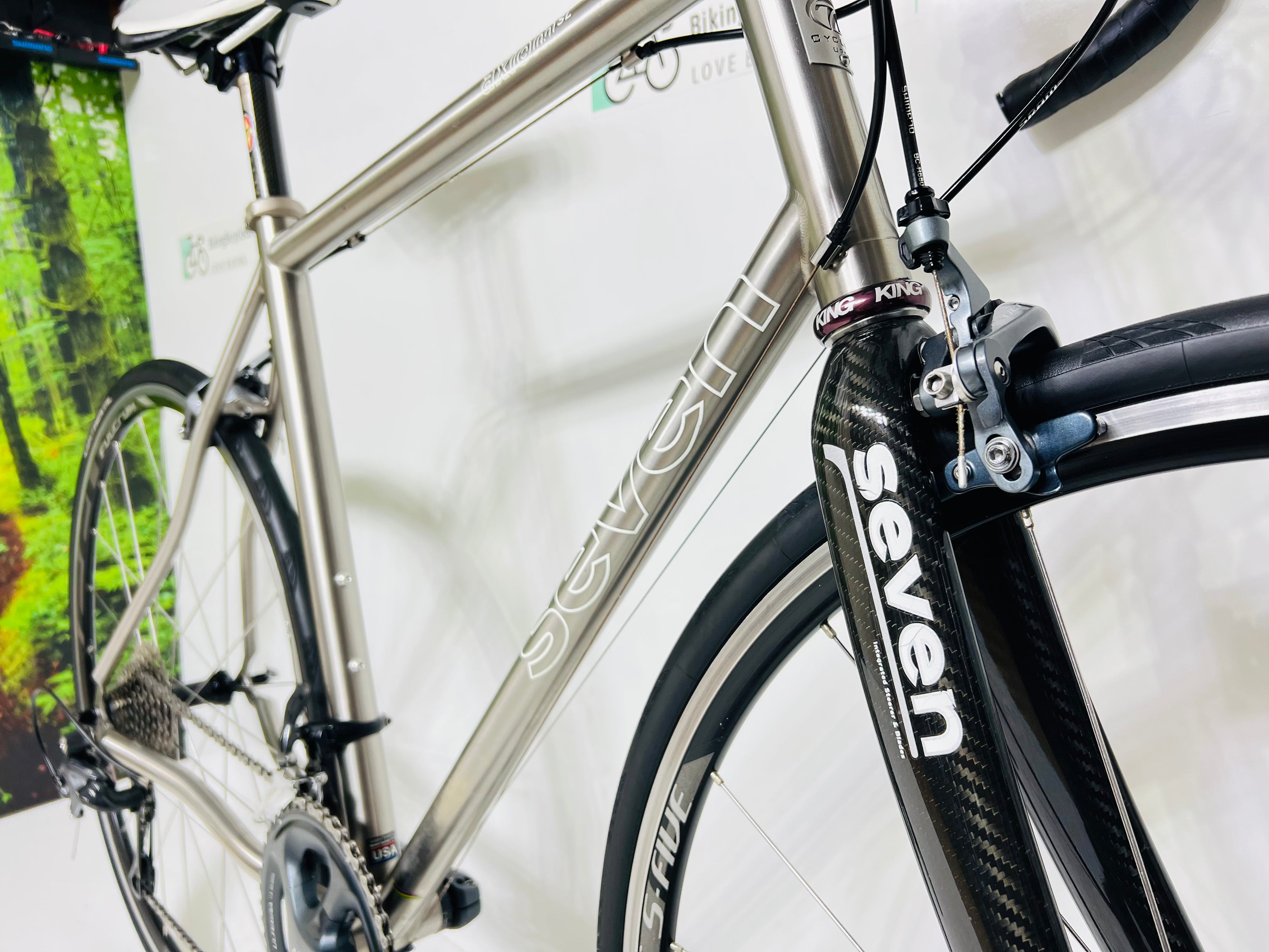 Seven Cycles Axiom SL, Ultegra 11-speed, Titanium Road Bike, 52cm, MSRP:$5k