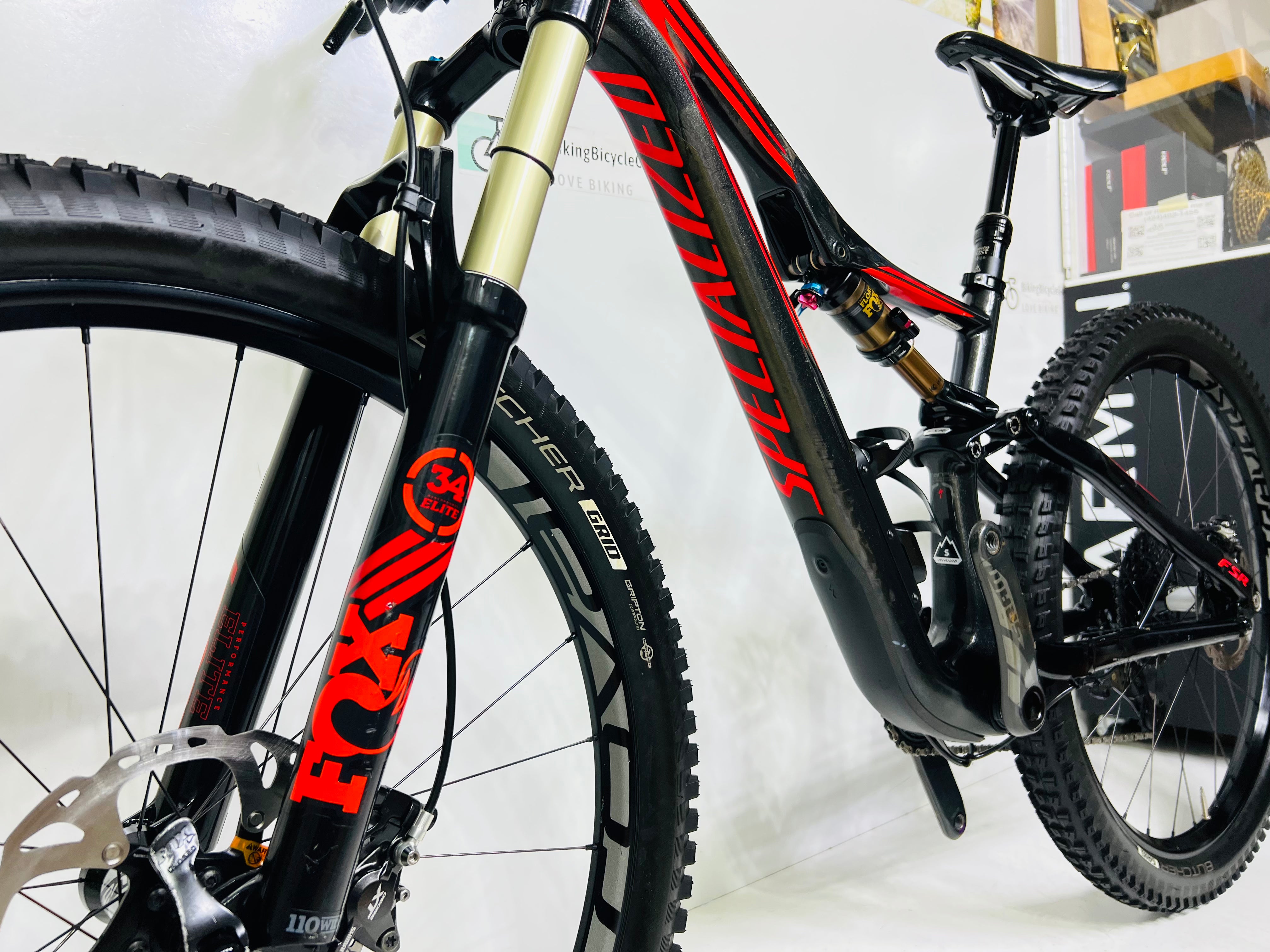 Specialized Stumpjumper FSR Expert Carbon Fiber Mountain Bike-2016, Small