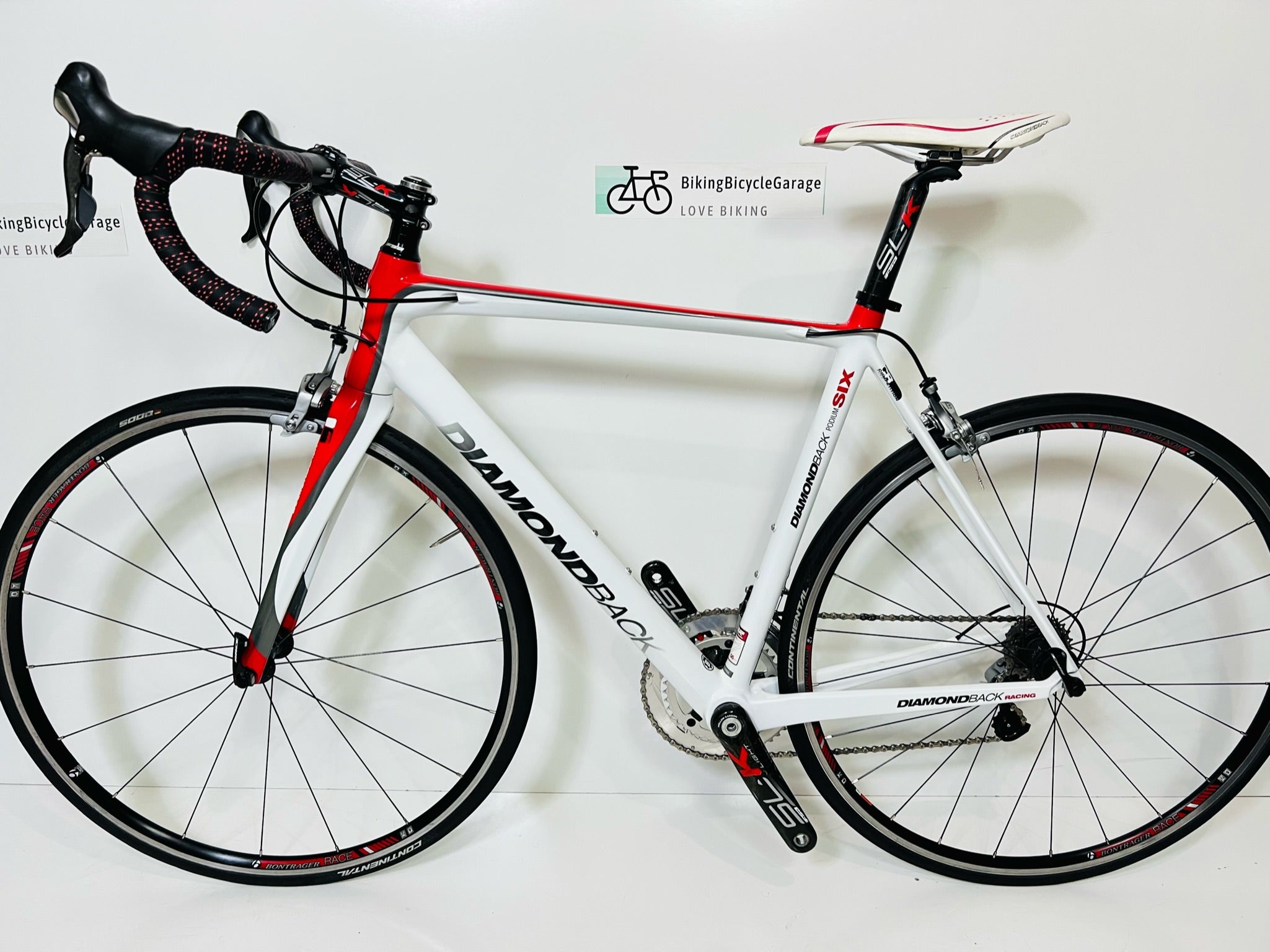 Diamondback Podium Six, Shimano Ultegra, Carbon Fiber Road Bike, 56cm