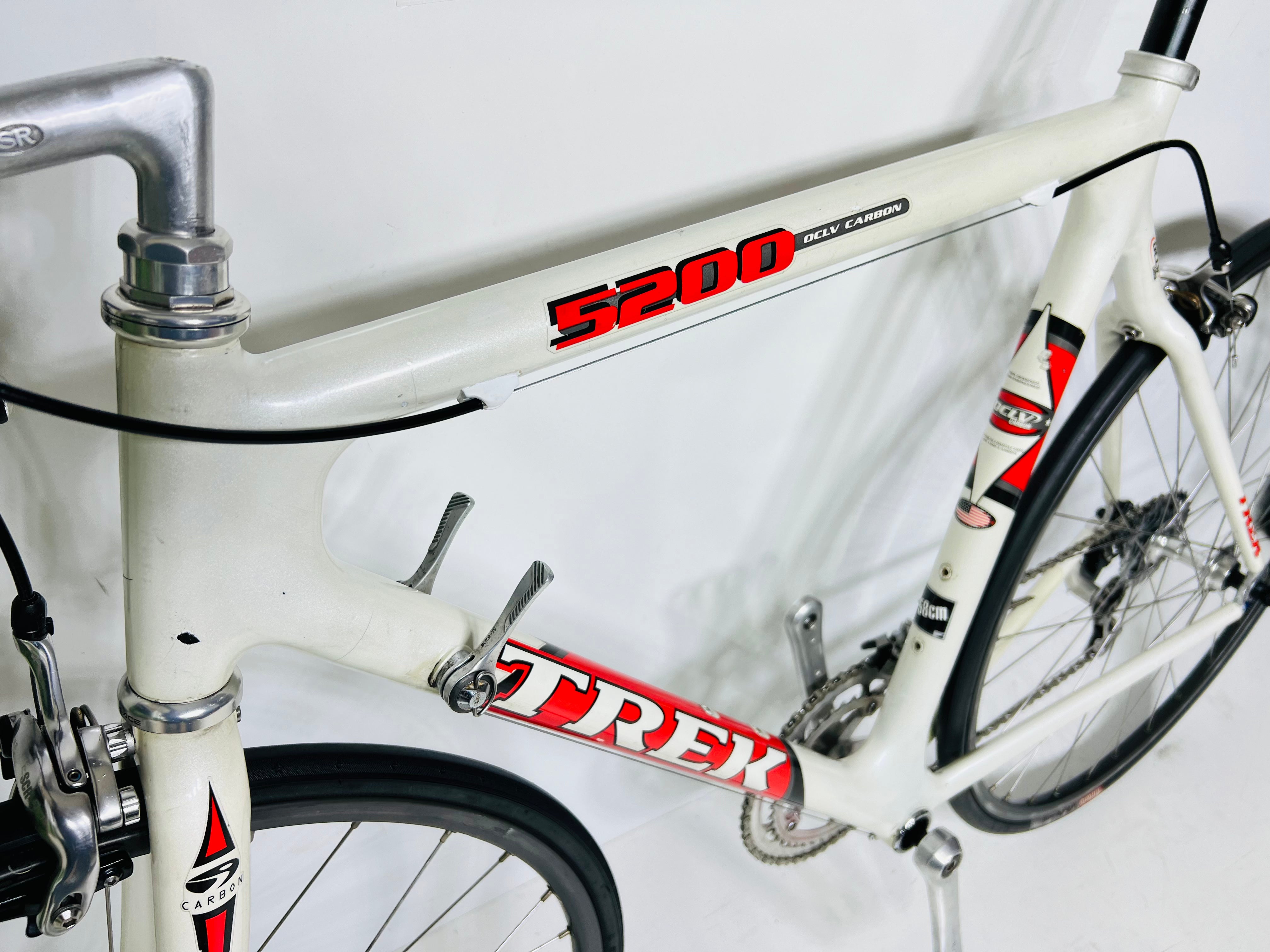 Trek 5200 OCLV Carbon Fiber Road Bike- 58cm – BikingBicycleGarage
