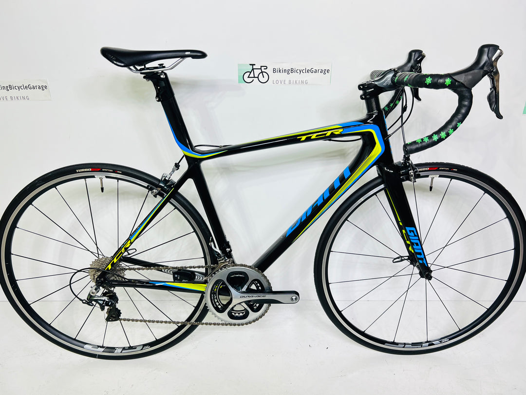 Used Giant TCR Advanced SL Carbon Fiber Road Bike 2015 56cm Dura Ace BikingBicycleGarage