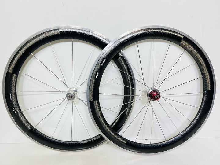 Zipp 404, Carbon Fiber Wheelset, 58mm